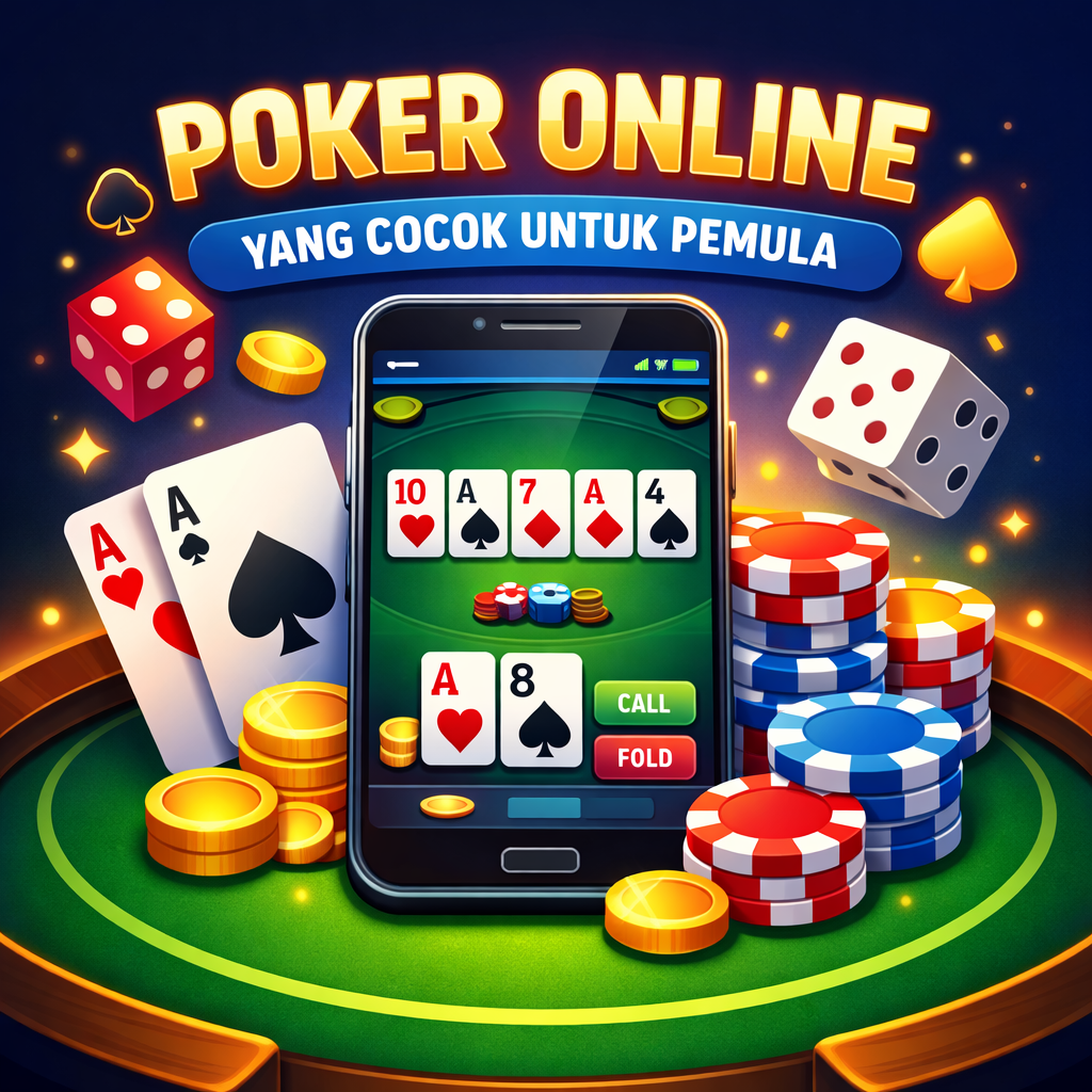 Poker Online yang Cocok untuk Pemula: Panduan Lengkap dari Nol hingga Percaya Diri